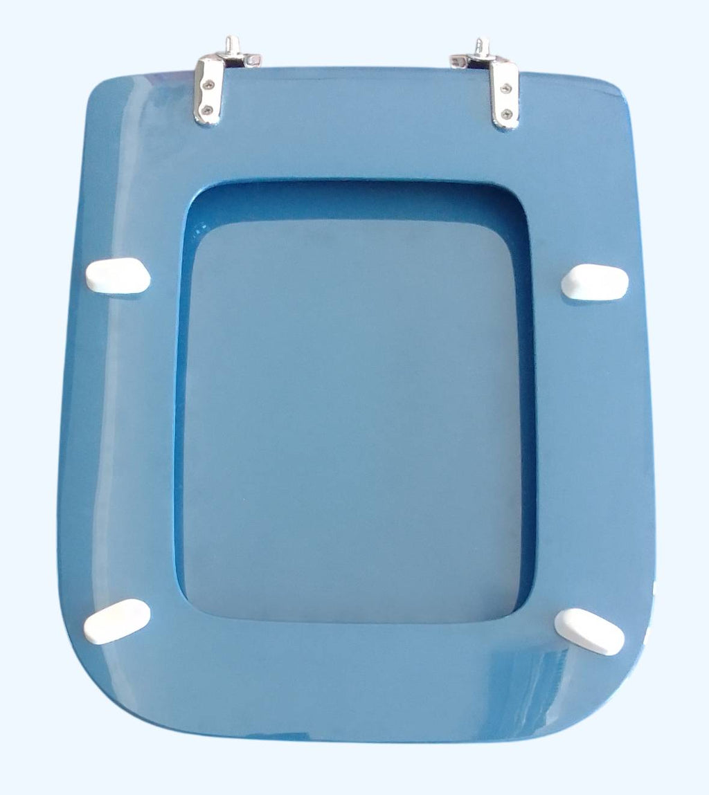 sedile wc copriwater Ideal standard conca blu fondale asse tavoletta copri vaso water