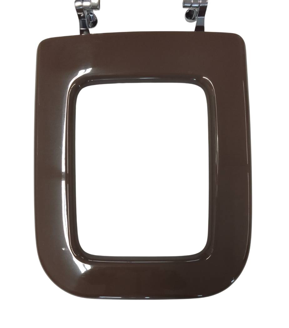 sedile wc copri water Ideal standard conca marrone castoro asse tavoletta ciambella coperchio bagno
