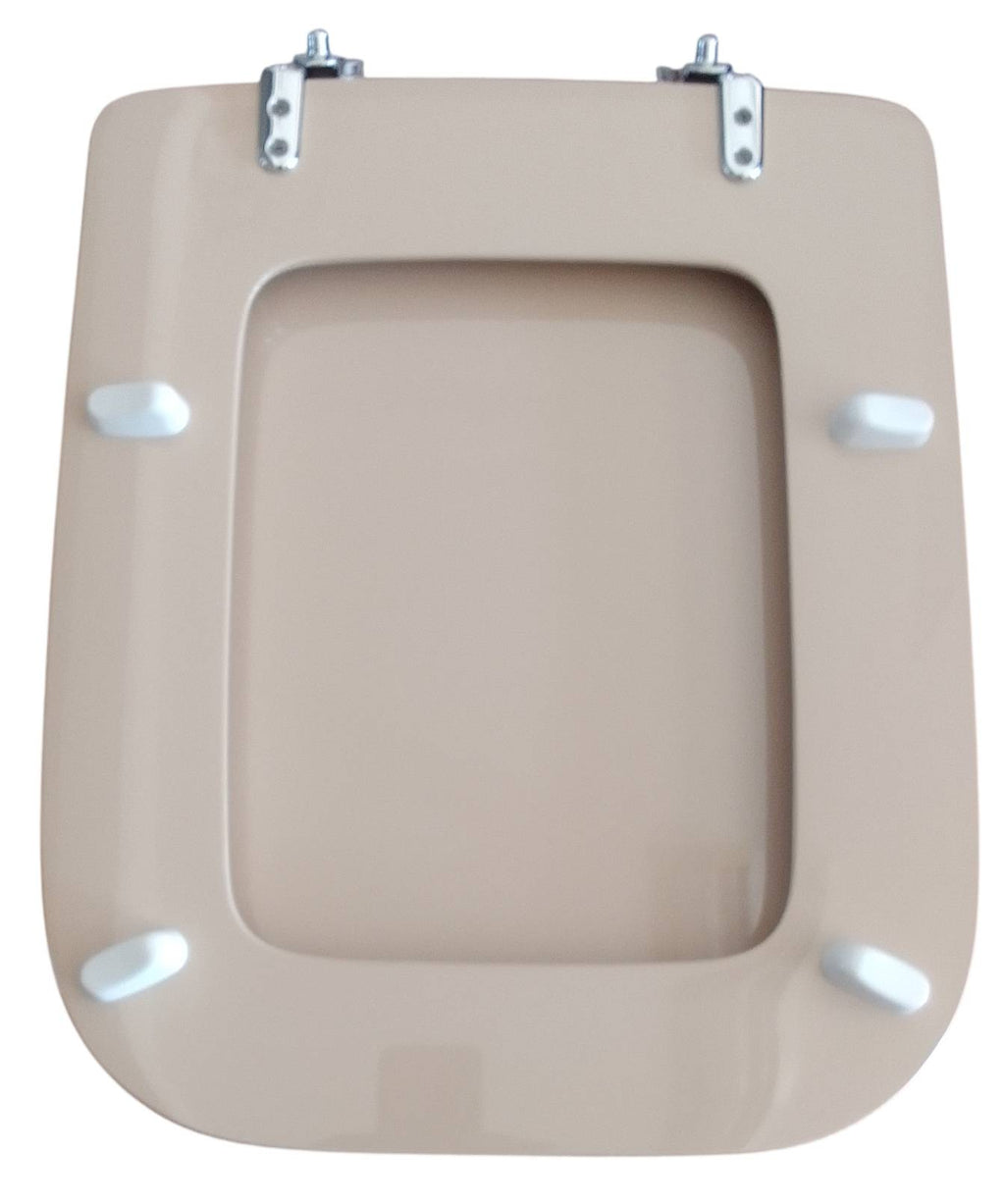 sedile wc copriwater Ideal standard conca beige visone asse tavoletta vaso copri water
