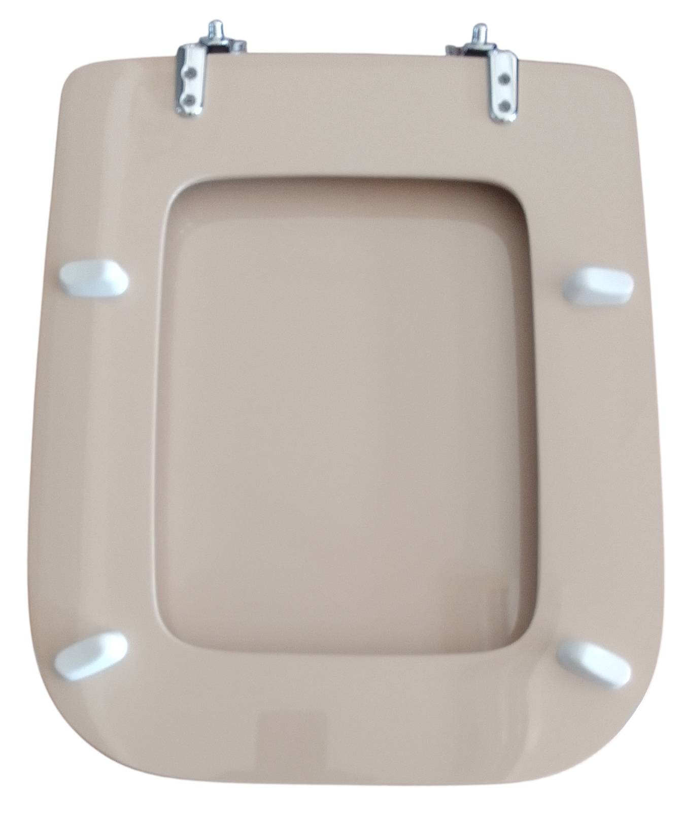 sedile wc copriwater Ideal standard conca beige visone asse tavoletta vaso copri water