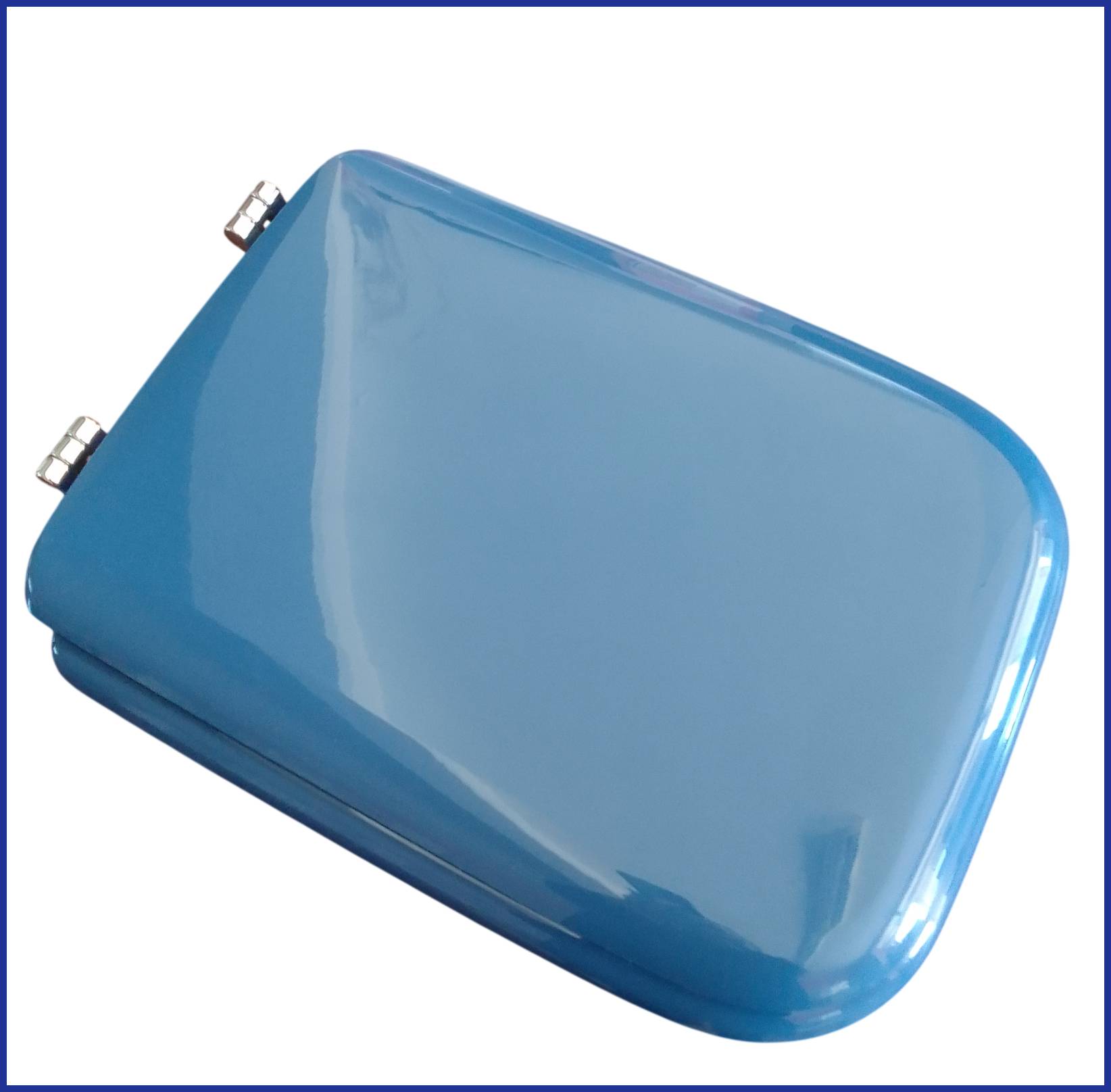 sedile wc copriwater Ideal standard conca blu fondale asse tavoletta copri vaso water