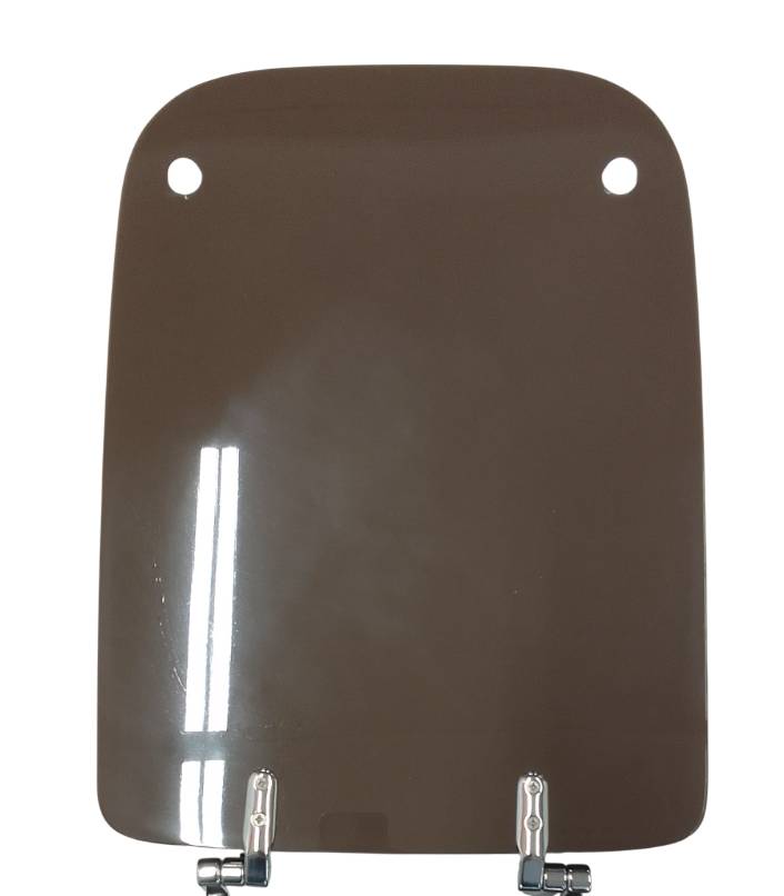 sedile wc copri water Ideal standard conca marrone castoro asse tavoletta ciambella coperchio bagno