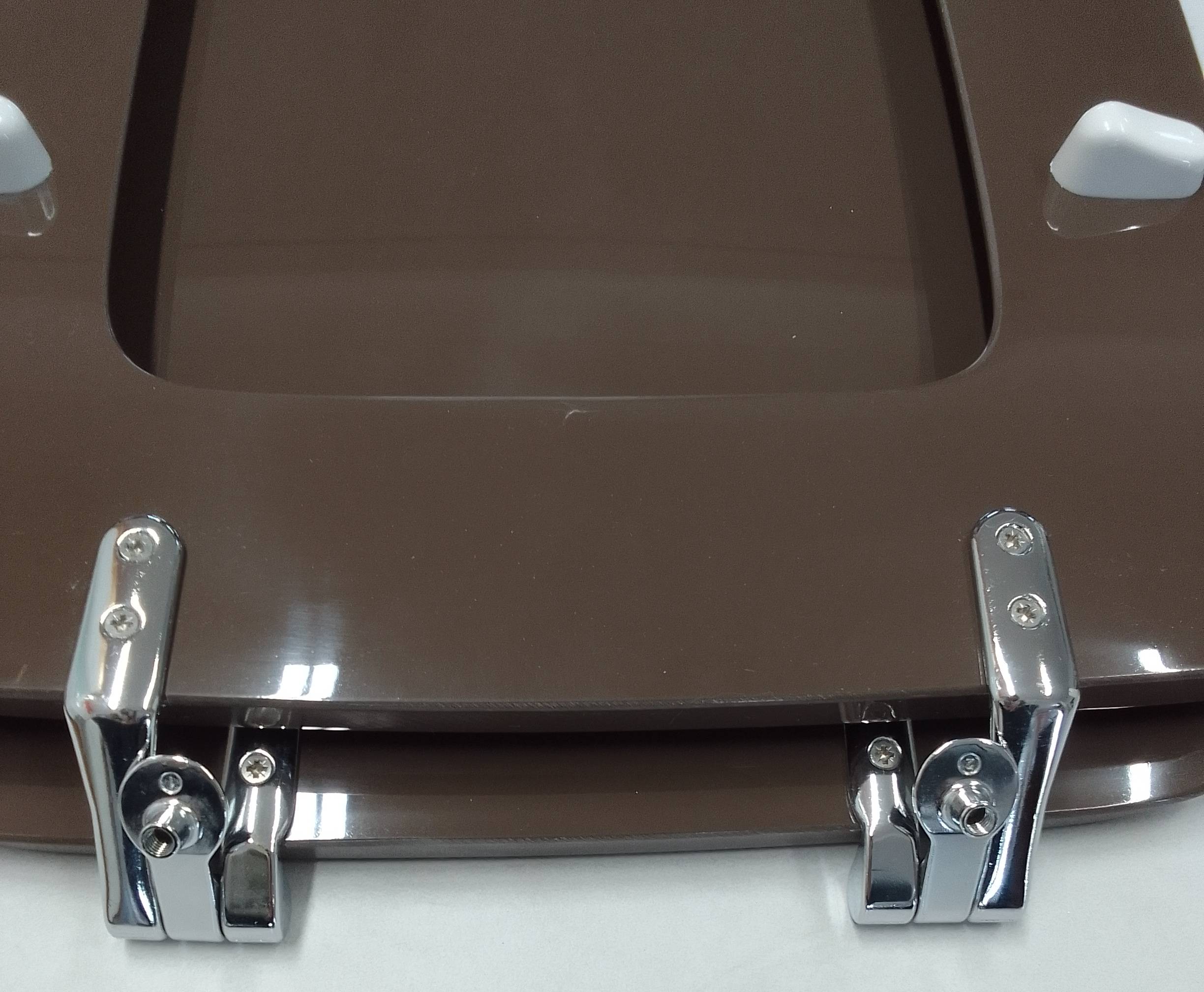 sedile wc copri water Ideal standard conca marrone castoro asse tavoletta ciambella coperchio bagno
