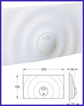 placca per cassetta di scarico da incasso wc Grohe Surf 37859sho vaschetta water doppio tasto
