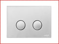 placca P4 per cassetta di scarico da incasso wc Valsir vaschetta tasti 2 sciacquone cromo satinato