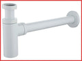sifone a bottiglia bianco tondo per lavabo lavandino bagno scarico acqua 1-1/4