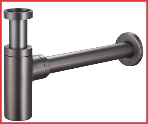 sifone a bottiglia canna di fucile tondo per lavabo lavandino bagno scarico acqua 1-1/4