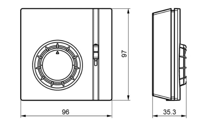 termostato ambiente caldaia a parete Siemens S55770-T220/RAA21 manuale termosifone termostati