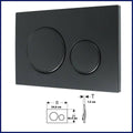 placca comando cassetta scarico incasso wc geberit sigma 20 doppio tasto nero
