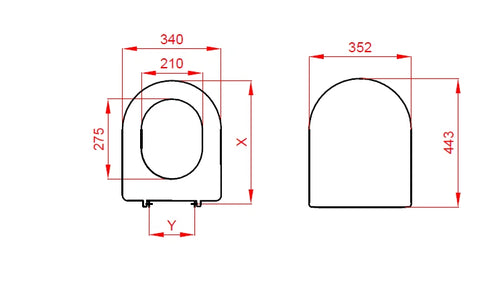 Copriwater per Tesi Ideal Standard sedile copri wc vaso asse tavoletta di legno