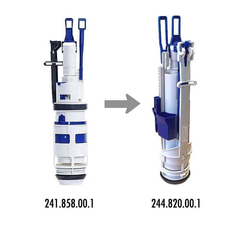 campana geberit 244.820.00.1 per cassetta scarico wc da incasso Sigma due tasti