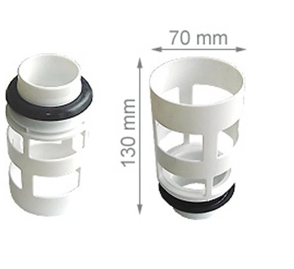 bacinella geberit 240.500.00.1 per cassetta da incasso wc twico ricambio guarnizione 2 tasti