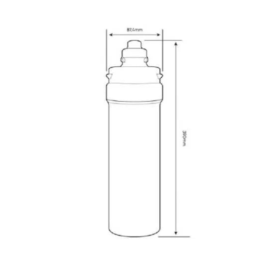 cartuccia filtro per acqua rubinetto depuratore sottolavello cucina profine gold medium