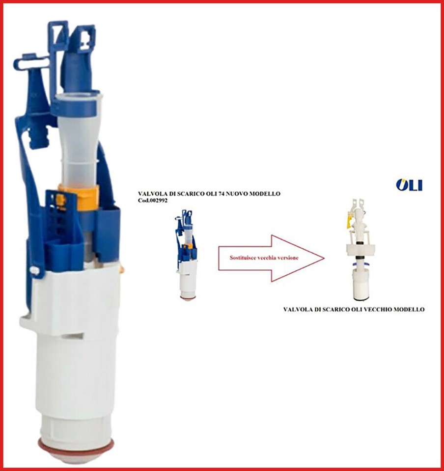 valvola batteria per cassetta di scarico wc incasso diamante evo oli 74 ricambio