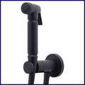 kit doccetta shut off nero per bidet set idroscopino wc water in ottone bagno