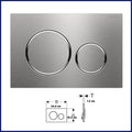 placca comando cassetta scarico incasso wc geberit sigma 20 doppio tasto inox